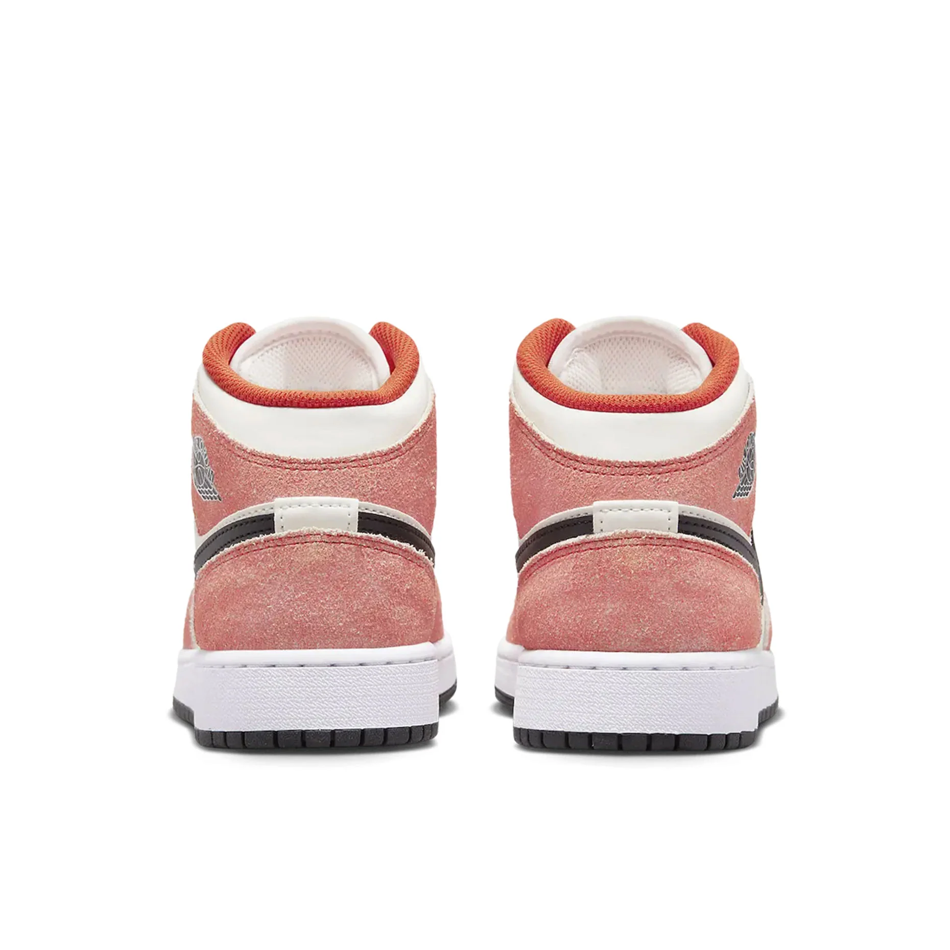 Jordan 1 Mid SE Orange Suede (GS) - Image 3