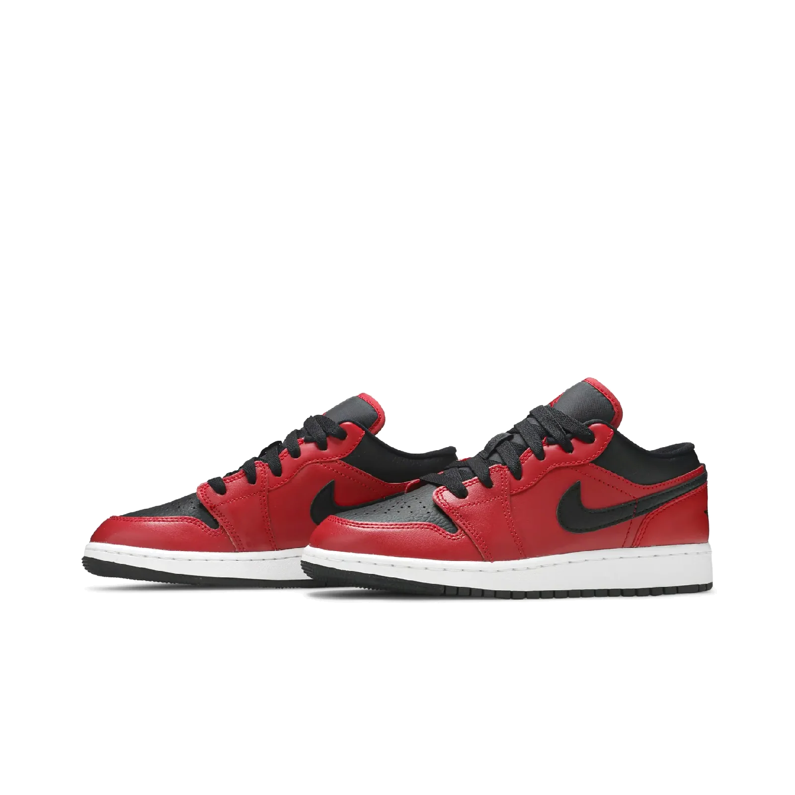 Jordan 1 Low Gym Red Black Pebbled (GS) - Image 5