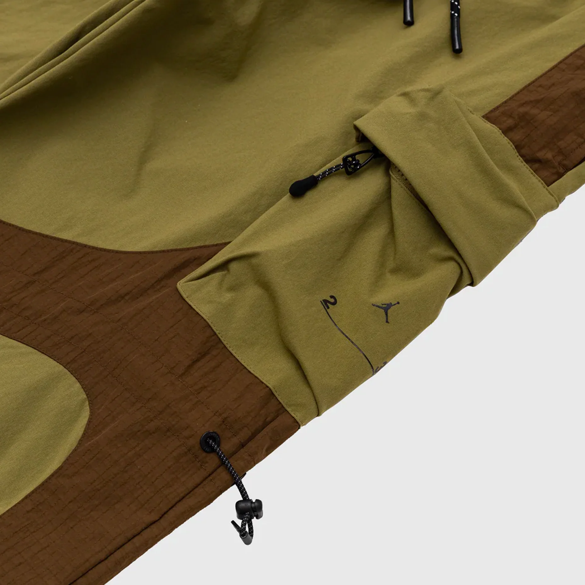 Jordan 23 Engineered Statement Woven Trousers Olive - Image 3